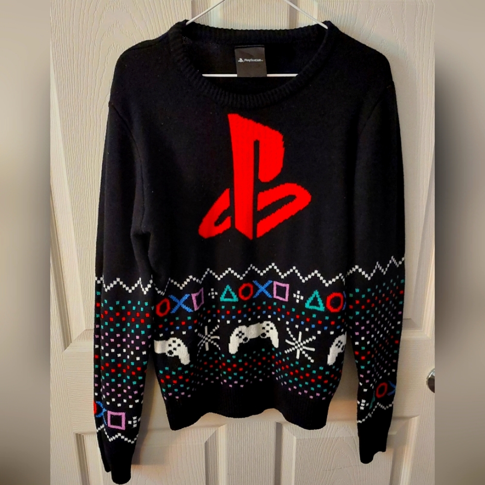 Playstation holiday sweater